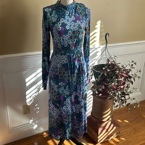 BNWT Kate Spade long floral print dress